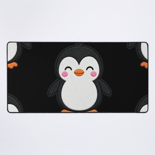 Item preview, Cute Penguin Embroidery Patch Illustration designed and sold by ColorSplash123.