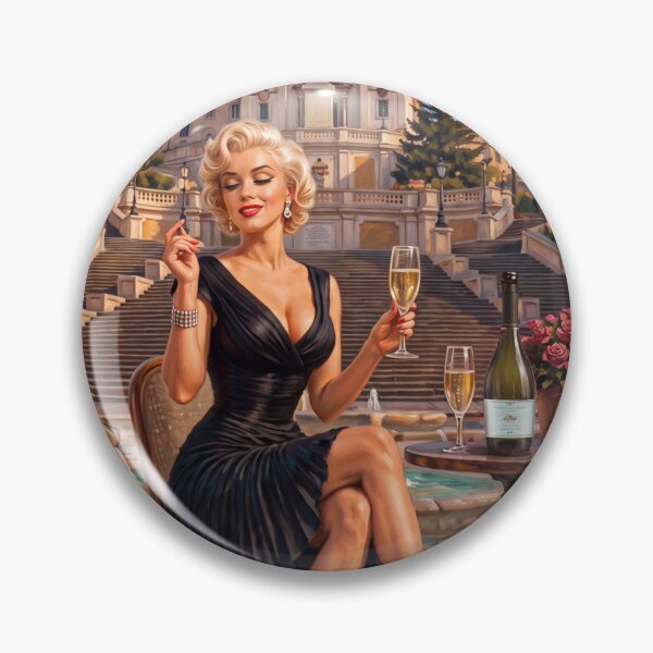 Item preview, Monroe In Rome (Spanish Steps) designed and sold by Umpsilk.