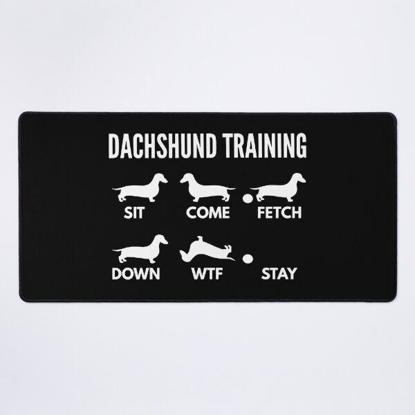 Item preview, Dachshund Training Funny Dog Commands Pet Humor designed and sold by SoyLamderma.