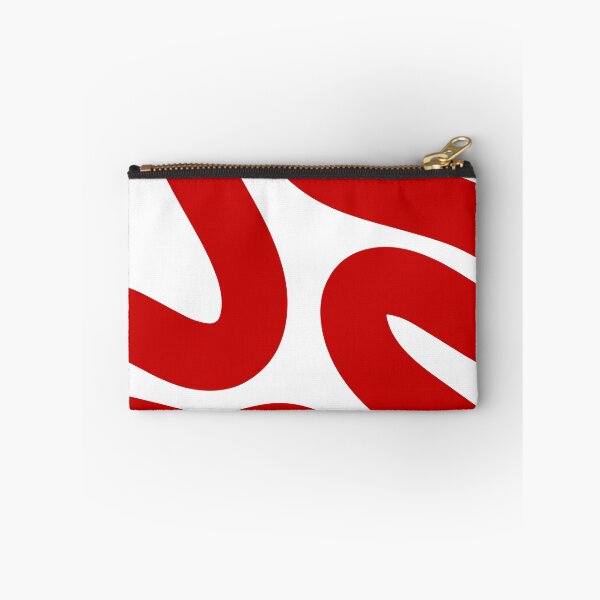 Item preview, Retro Red Wavy Abstract Pattern designed and sold by jianina-alondra.