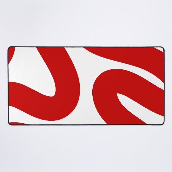 Item preview, Retro Red Wavy Abstract Pattern designed and sold by jianina-alondra.