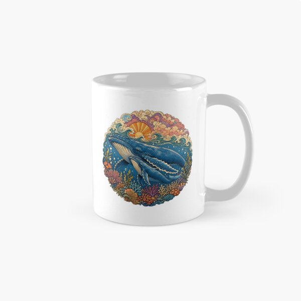 Item preview, Celestial Ocean Whale Family Vintage Artwork designed and sold by Skyrocketz.