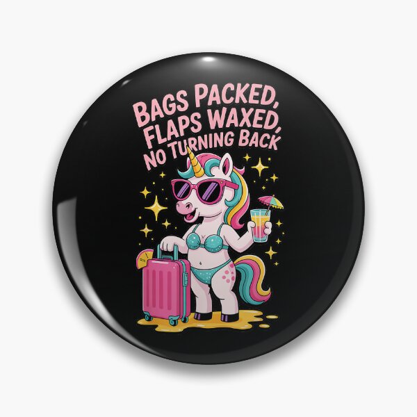 Item preview, Bags Packed Flaps Waxed No Turning Back Unicorn Vacation Traveler designed and sold by CharlieConon.