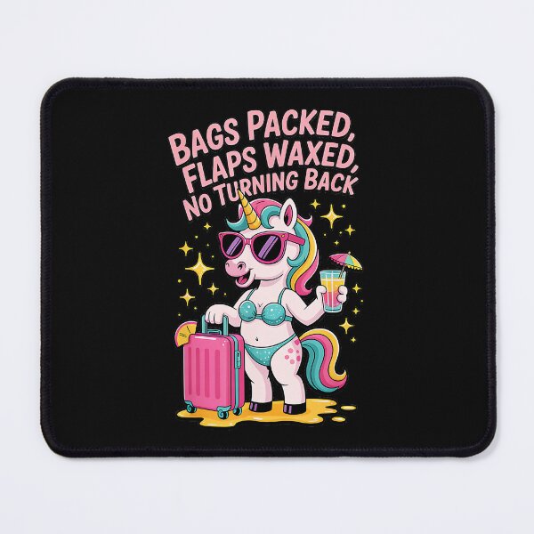 Item preview, Bags Packed Flaps Waxed No Turning Back Unicorn Vacation Traveler designed and sold by CharlieConon.