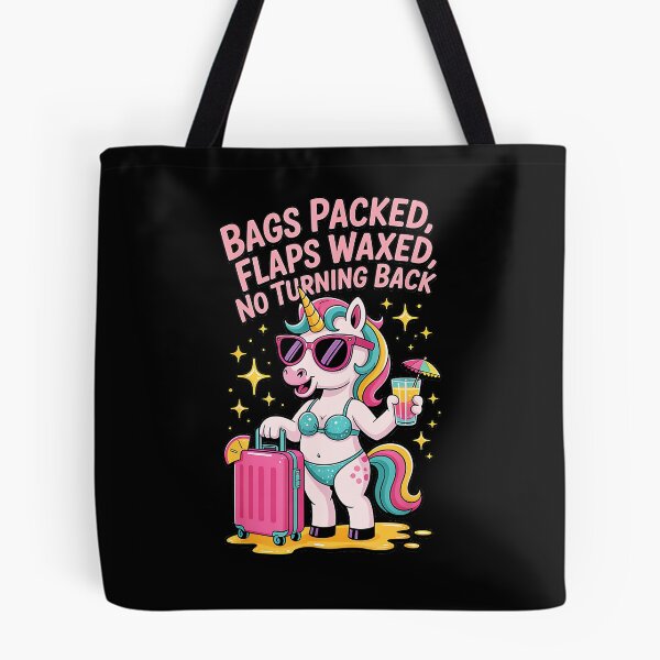 Item preview, Bags Packed Flaps Waxed No Turning Back Unicorn Vacation Traveler designed and sold by CharlieConon.