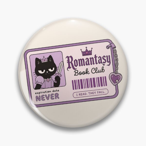 Item preview, Romantasy Book Club Member Card Black Cat Fantasy designed and sold by Yellowriversss.