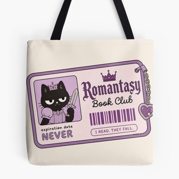 Item preview, Romantasy Book Club Member Card Black Cat Fantasy designed and sold by Yellowriversss.
