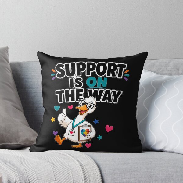 Item preview, Support is On The Way Silly Goose Special Education Teacher designed and sold by WeirdlyMild.