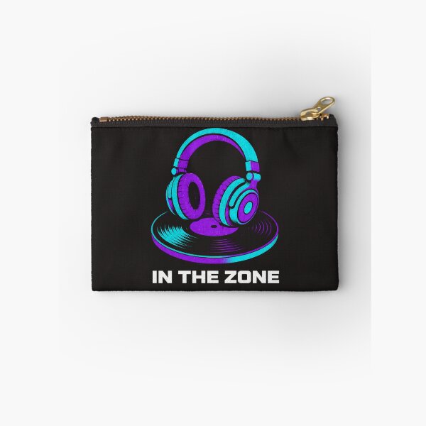 Item preview, In The Zone Headphones Music Lover T-Shirt – Retro Vinyl Record Design designed and sold by RelatableMess.