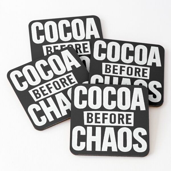 Item preview, Cocoa Before Chaos Funny Winter Introvert Sarcastic designed and sold by jemile.