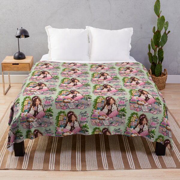 Item preview, Dream Big Cozy Girl – Coffee, Books & Positive Vibes designed and sold by TibbuTees.
