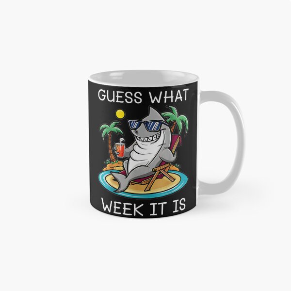 Item preview, Guess What Week It Is Funny Shark Vacation Weekend designed and sold by CharlieConon.