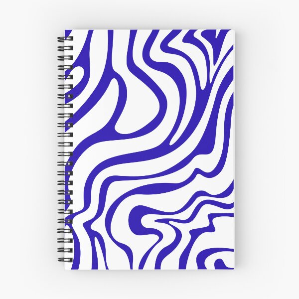 Item preview, Blue Psychedelic Wavy Optical Illusion Pattern designed and sold by jianina-alondra.
