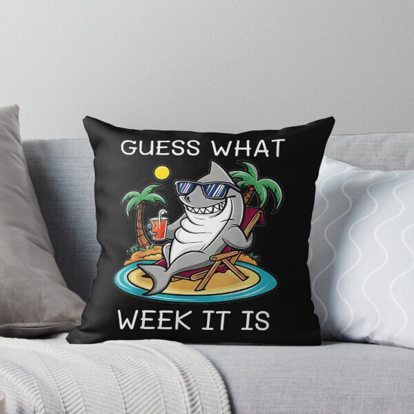 Item preview, Guess What Week It Is Funny Shark Vacation Weekend designed and sold by CharlieConon.