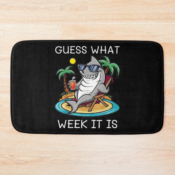 Item preview, Guess What Week It Is Funny Shark Vacation Weekend designed and sold by CharlieConon.