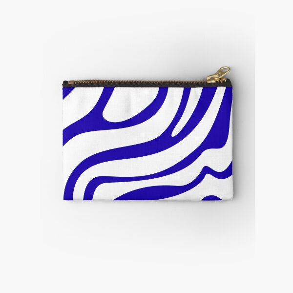 Item preview, Blue Psychedelic Wavy Optical Illusion Pattern designed and sold by jianina-alondra.