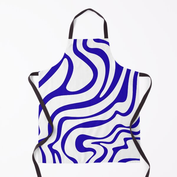Item preview, Blue Psychedelic Wavy Optical Illusion Pattern designed and sold by jianina-alondra.