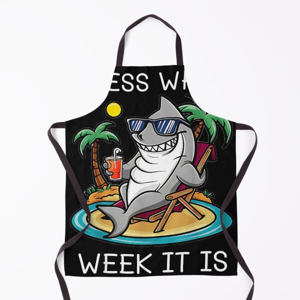 Item preview, Guess What Week It Is Funny Shark Vacation Weekend designed and sold by CharlieConon.