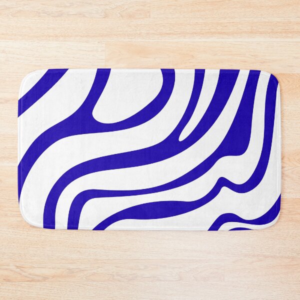 Item preview, Blue Psychedelic Wavy Optical Illusion Pattern designed and sold by jianina-alondra.