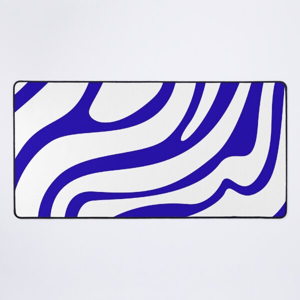Item preview, Blue Psychedelic Wavy Optical Illusion Pattern designed and sold by jianina-alondra.