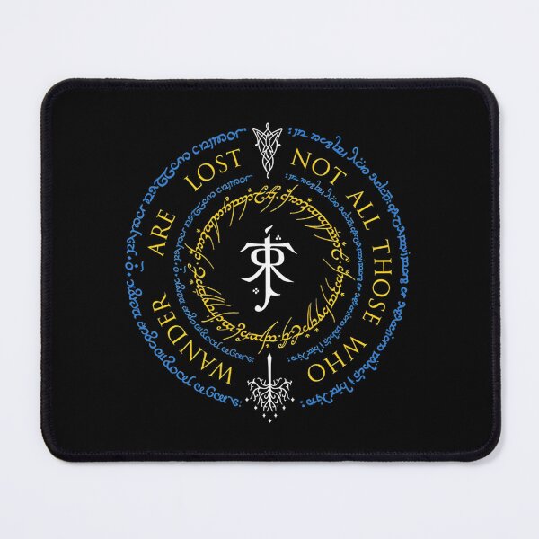 Item preview, Lord Of The Rings Not All Those Who Wander Are Lost designed and sold by MillieRhodes.