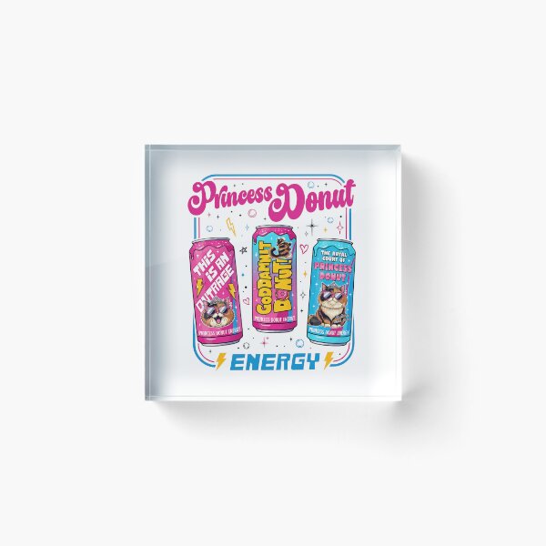 Item preview, Princess Donut Energy Drink designed and sold by Theaurore.