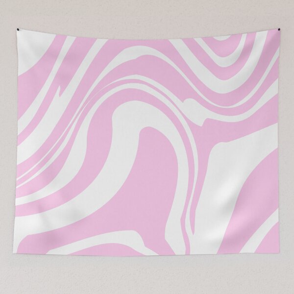 Item preview, Pink Groovy Wavy Psychedelic Abstract Pattern designed and sold by jianina-alondra.