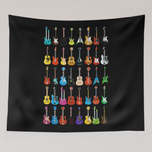Item preview, Guitar Collection Musician Guitar Player Instrument Lover designed and sold by CharlieConon.