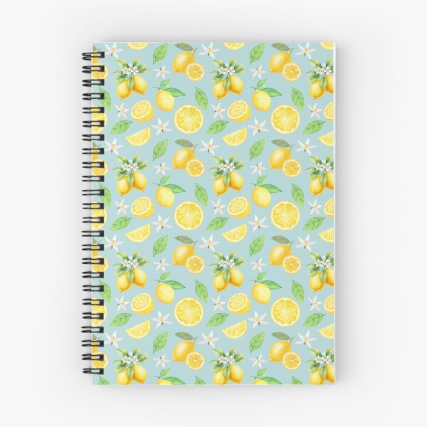 Item preview, Lemons Seamless Pattern on Blue designed and sold by SmallDart Creations.