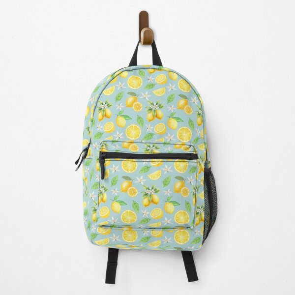 Item preview, Lemons Seamless Pattern on Blue designed and sold by SmallDart Creations.