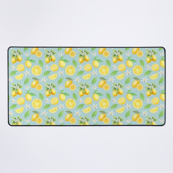 Item preview, Lemons Seamless Pattern on Blue designed and sold by SmallDart Creations.