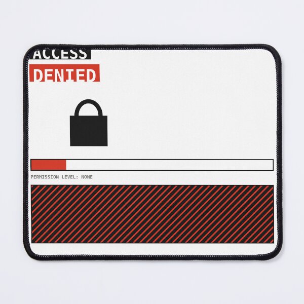 Item preview, Access Denied Padlock Brutalist Sticker designed and sold by PlusScanner.
