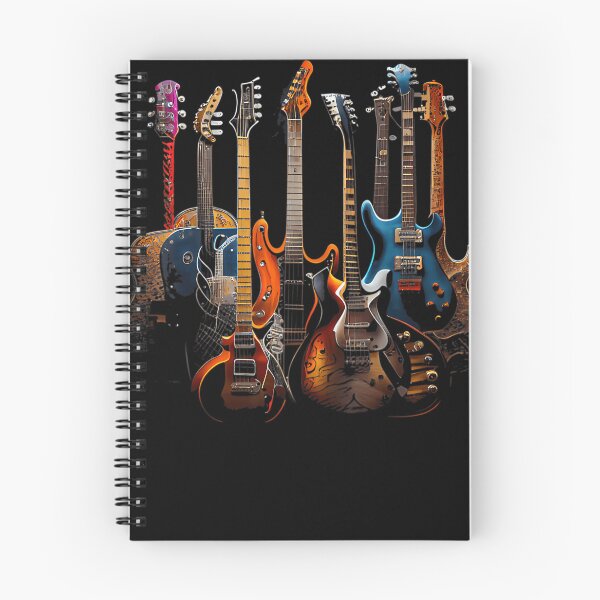 Item preview, Artistic Colorful Electric Guitar Collection Abstract Musical Instrument Wall Art designed and sold by SolaceDraft.