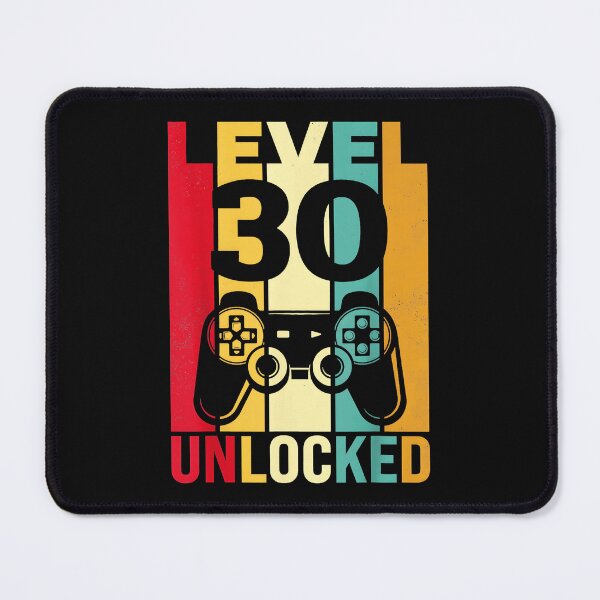 Item preview, Level 30 Unlocked Thirtieth Birthday Gamer Gaming designed and sold by CharlieConon.
