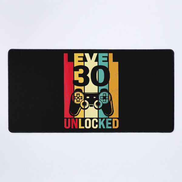 Item preview, Level 30 Unlocked Thirtieth Birthday Gamer Gaming designed and sold by CharlieConon.