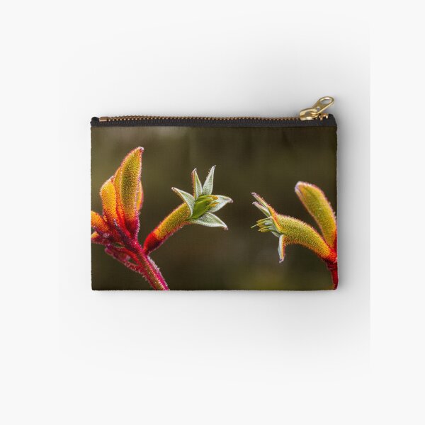 Item preview, Kangaroo Paw Botanical Macro Dialogue – Fine Art Photography Print designed and sold by MinzMarchStudio.