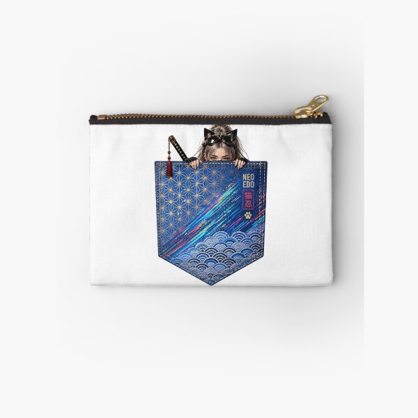 Item preview, Cat Kunoichi Japanese Pocket Design designed and sold by Neo Edo Studio.