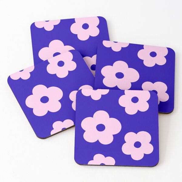 Item preview, Pink Groovy Flowers Retro Floral Pattern designed and sold by jianina-alondra.