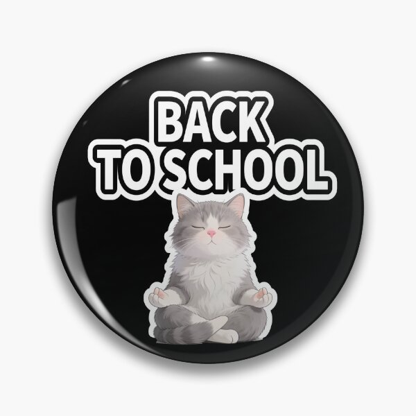 Item preview, Cute Meditating Cat Back to School Funny Design designed and sold by OksArtStudio.
