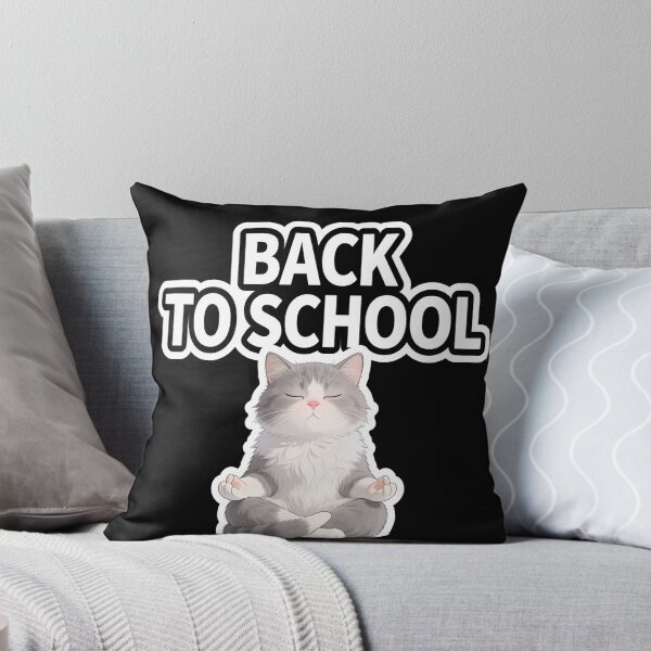 Item preview, Cute Meditating Cat Back to School Funny Design designed and sold by OksArtStudio.