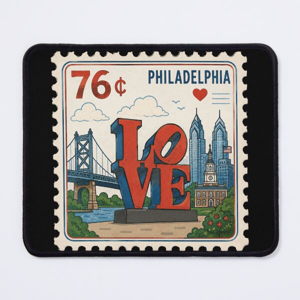 Item preview, Vintage Philly Postage City designed and sold by ilhanrebound.