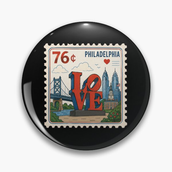 Item preview, Vintage Philly Postage City designed and sold by ilhanrebound.