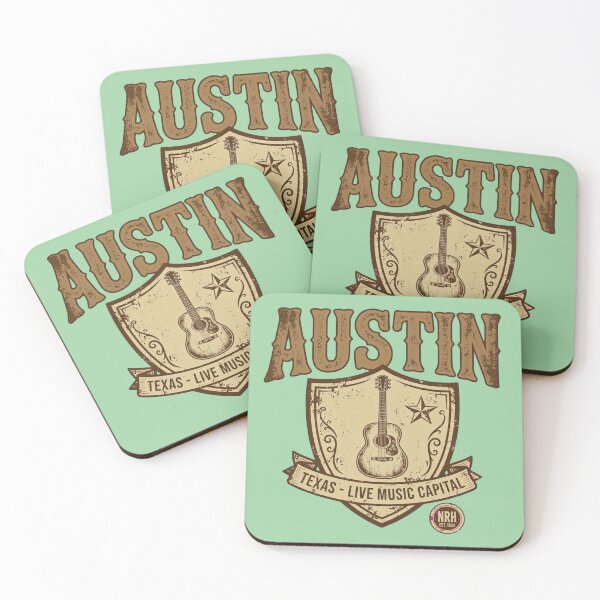 Item preview, Austin Texas Live Music Capital Vintage Shield designed and sold by Normandy Road Heritage.