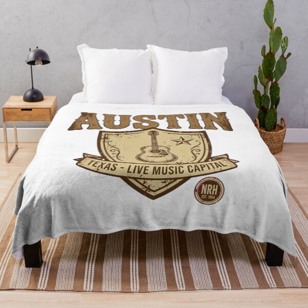 Item preview, Austin Texas Live Music Capital Vintage Shield designed and sold by Normandy Road Heritage.