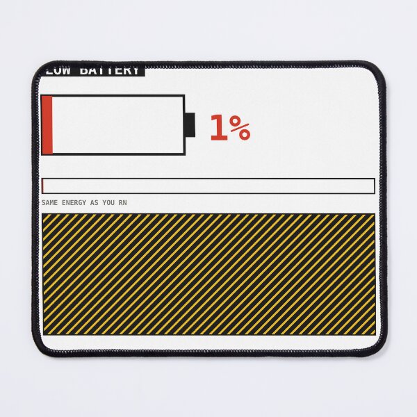 Item preview, Low Battery 1% Mood Sticker designed and sold by PlusScanner.