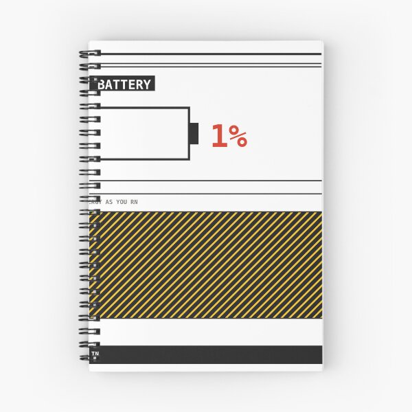 Item preview, Low Battery 1% Mood Sticker designed and sold by PlusScanner.