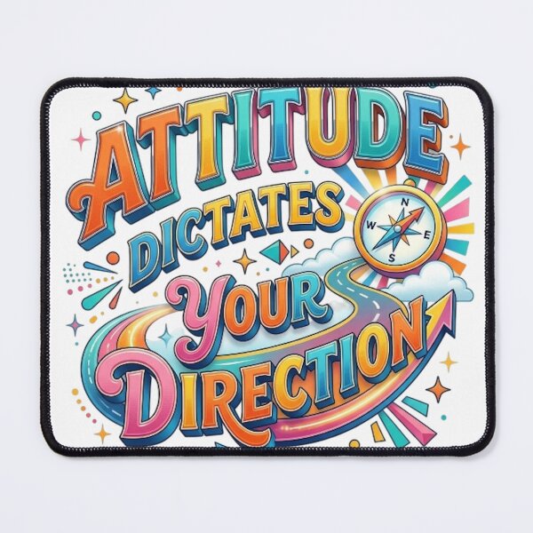 Item preview, ATTITUDE DICTATES YOUR DIRECTION designed and sold by likbatonboot.