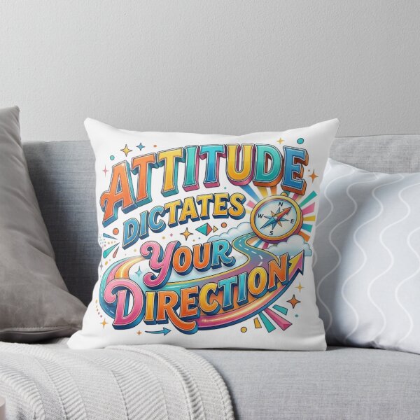 Item preview, ATTITUDE DICTATES YOUR DIRECTION designed and sold by likbatonboot.
