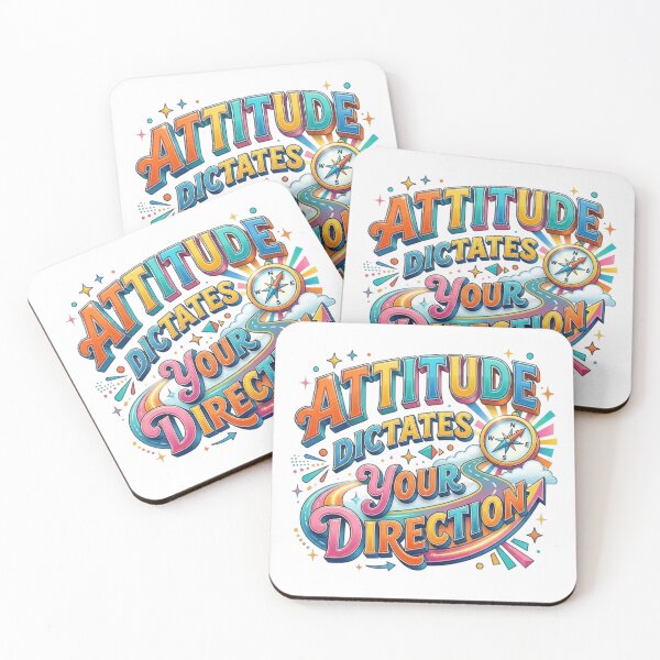 Item preview, ATTITUDE DICTATES YOUR DIRECTION designed and sold by likbatonboot.