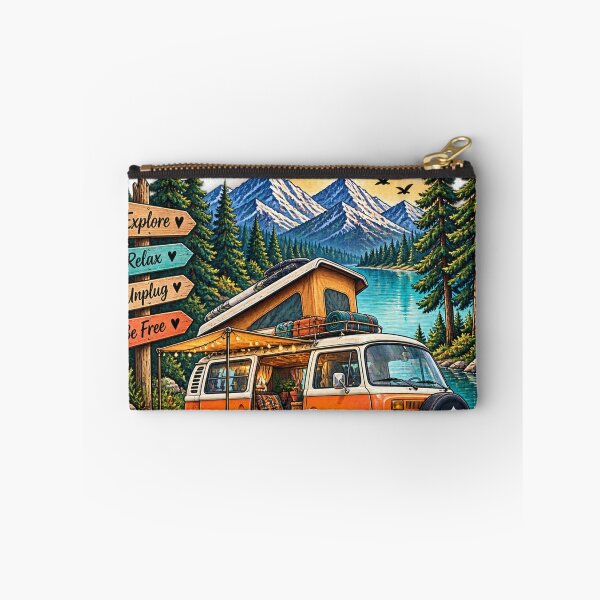 Item preview, Adventure Awaits Van Life Camping designed and sold by JANAWIYSTUDIO.